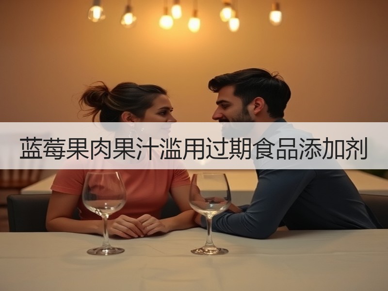 蓝莓果肉果汁滥用过期食品添加剂