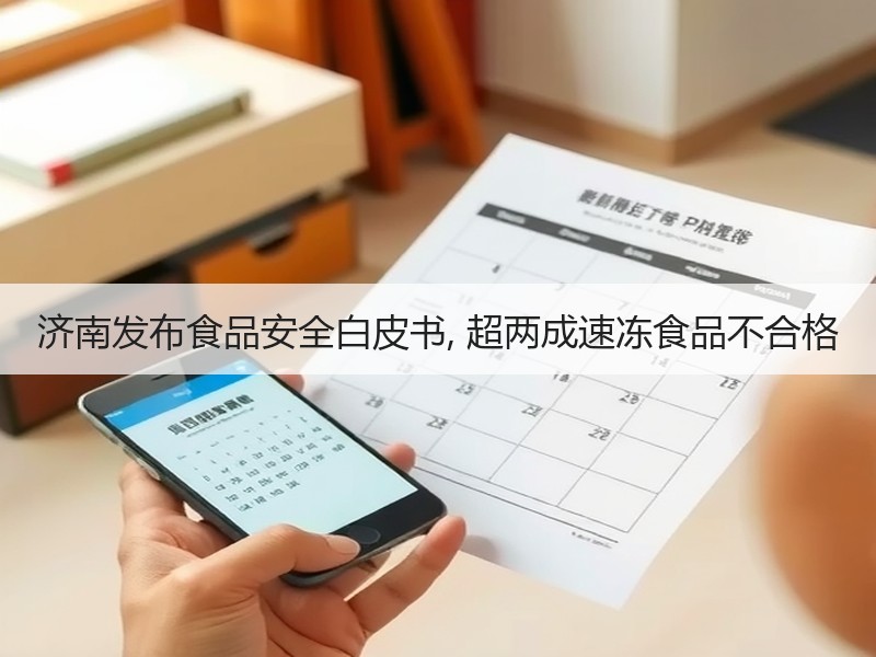 济南发布食品安全白皮书, 超两成速冻食品不合格