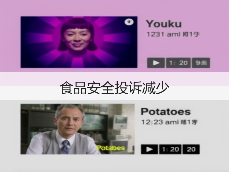 食品安全投诉减少