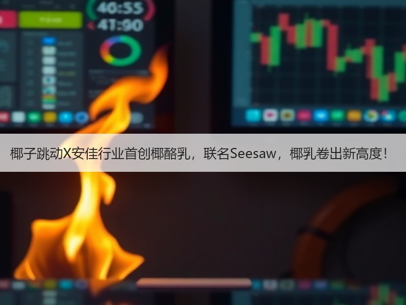 椰子跳动X安佳行业首创椰酪乳，联名Seesaw，椰乳卷出新高度！
